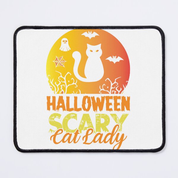 Item preview, Happy Halloween Scary Cat Lady designed and sold by W&M Store.
