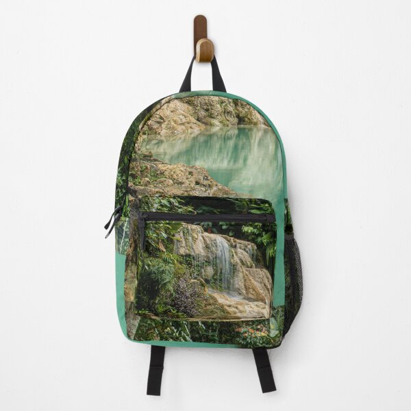 Item preview, Rainforest waterfall with green lake designed and sold by kall3bu.