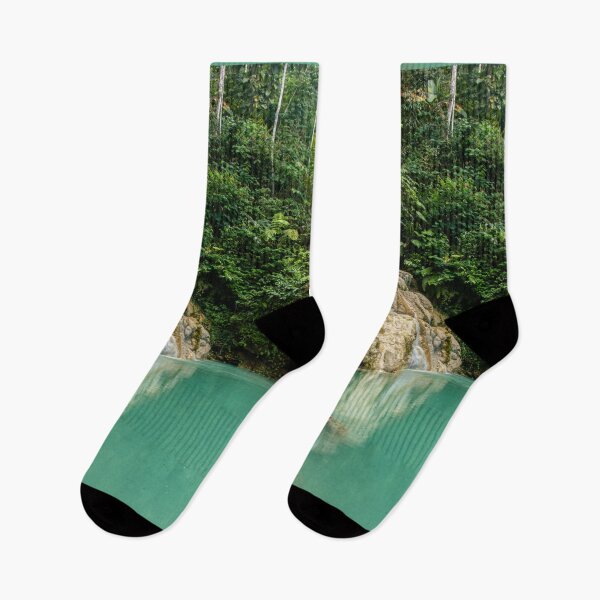 Item preview, Rainforest waterfall with green lake designed and sold by kall3bu.