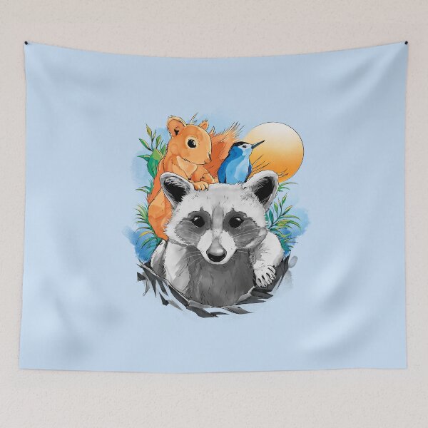 Item preview, Raccoon, forest animals designed and sold by DerSenat.