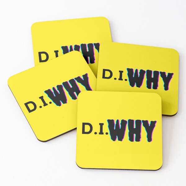 Item preview, DIY Satire D.I.Why Do It Yourself Funny Spooky Hologram Black retro vintage designed and sold by marie-inks.