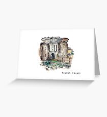Rennes, France Greeting Card