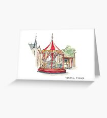 Rennes, France Greeting Card