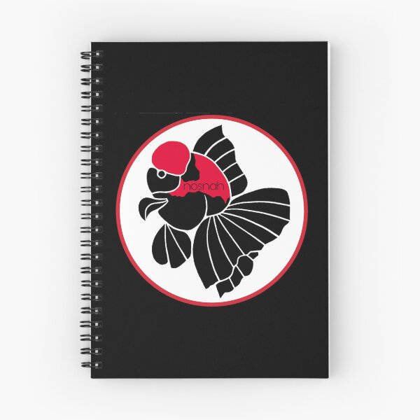Item preview, Logo Oranda Goldfish negro y rojo B2 designed and sold by Nosnah.