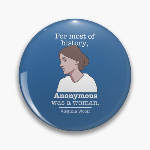 Item preview, Cita de Virginia Woolf - Anónimo era una mujer Camiseta  designed and sold by MicheleHulse.