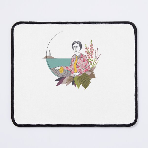 Item preview, Homenaje a Virginia Woolf Camiseta premium de cuello ancho designed and sold by MicheleHulse.