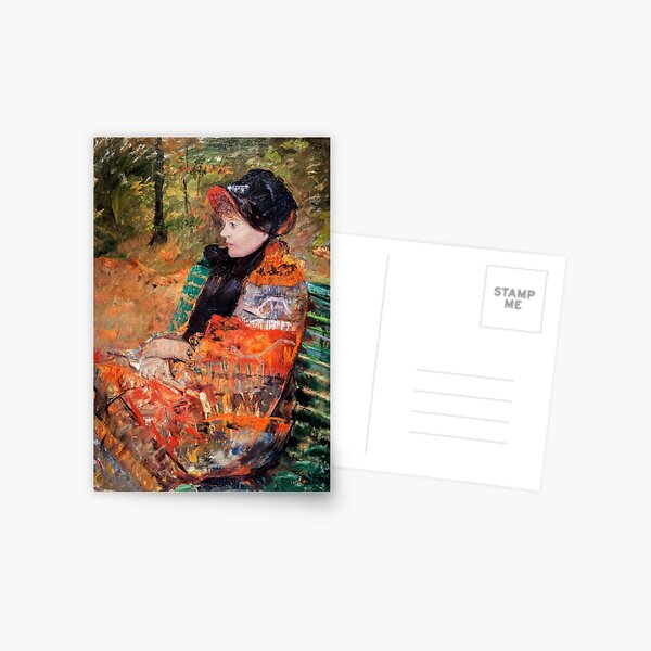 Item preview, Autumn portrait of Lydia Cassatt by Mary Cassatt designed and sold by InHerits.