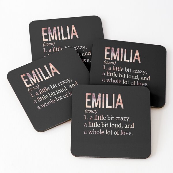 Item preview, Emilia Girl Name Definition designed and sold by BrookHBung.