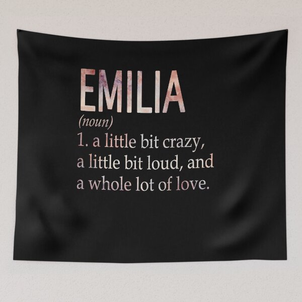 Item preview, Emilia Girl Name Definition designed and sold by BrookHBung.