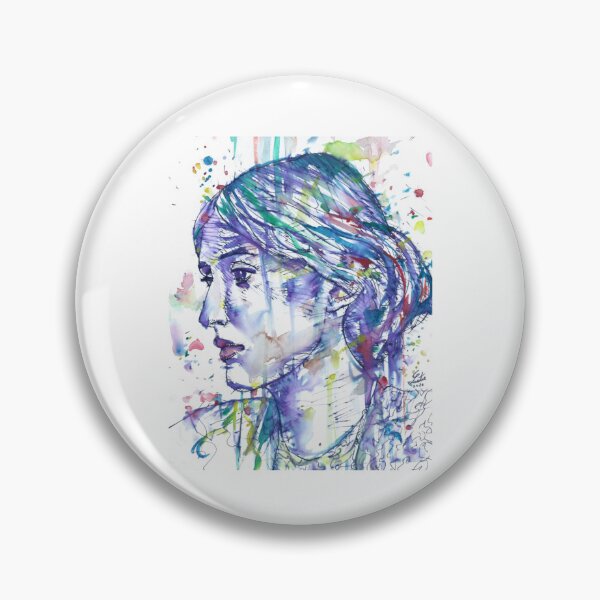 Item preview, VIRGINIA WOOLF acuarela y tinta retrato.1 Camiseta  designed and sold by MicheleHulse.