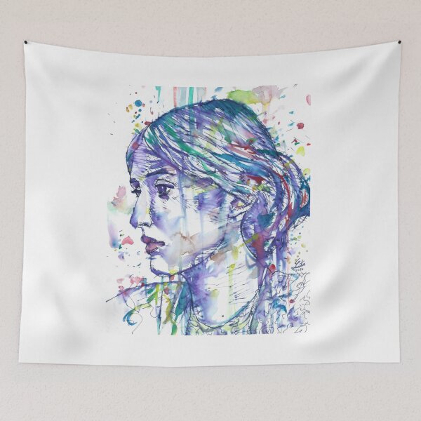 Item preview, VIRGINIA WOOLF acuarela y tinta retrato.1 Camiseta  designed and sold by MicheleHulse.
