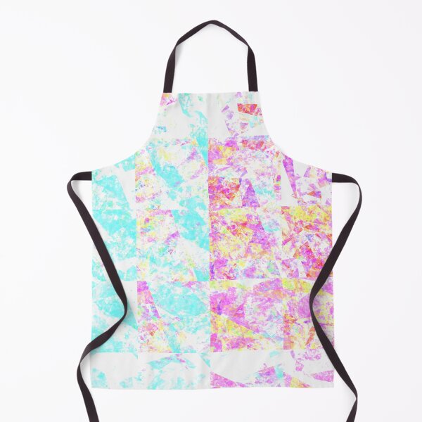 Item preview, Shattered - Pink and Teal Glass Abstract designed and sold by ittybittyowl.
