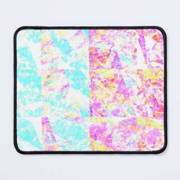 Item preview, Shattered - Pink and Teal Glass Abstract designed and sold by ittybittyowl.