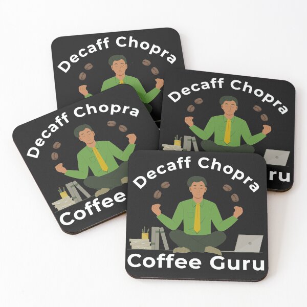 Item preview, Pun New Age Decaff Chopra Coffe Guru  designed and sold by FuddalanDesigns.