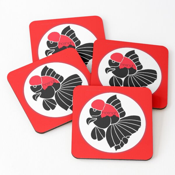 Item preview, Black and Red Oranda Goldfish Logo B1 designed and sold by Nosnah.