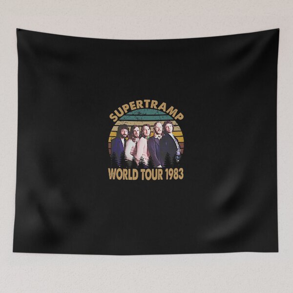 Item preview, Funny Rock Supertramp Vintage World Tour designed and sold by OwenKuphal.