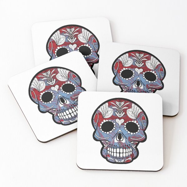 Item preview, Mexican day of the dead psycho skull  designed and sold by Elizabeth-Banks.