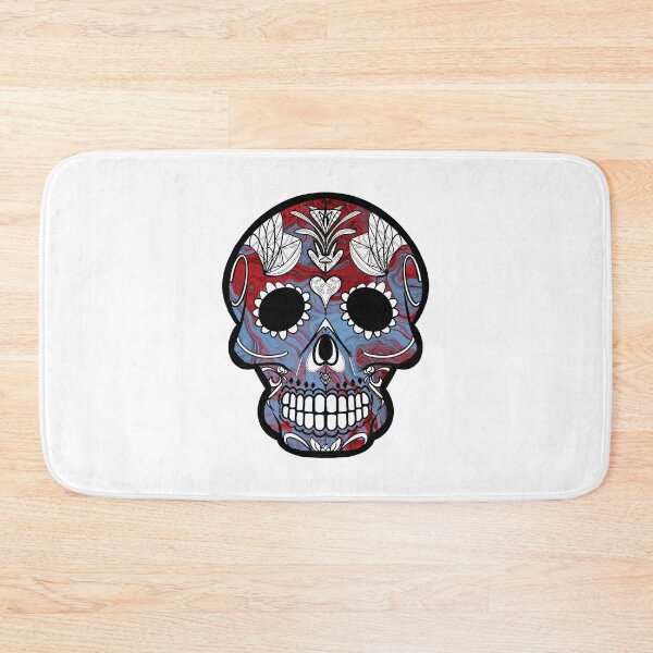 Item preview, Mexican day of the dead psycho skull  designed and sold by Elizabeth-Banks.