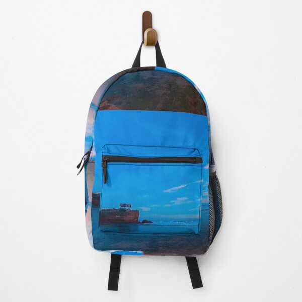 Item preview, A rock stack creeping out of the blue ocean designed and sold by kall3bu.