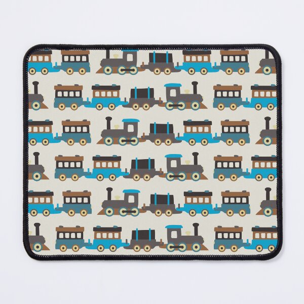 Item preview, Blue and Brown Wooden Toy Train designed and sold by XOOXOO.