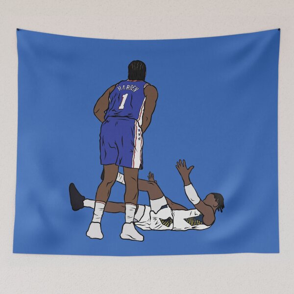 Item preview, James Harden Crosses Over Bennedict Mathurin designed and sold by RatTrapTees.