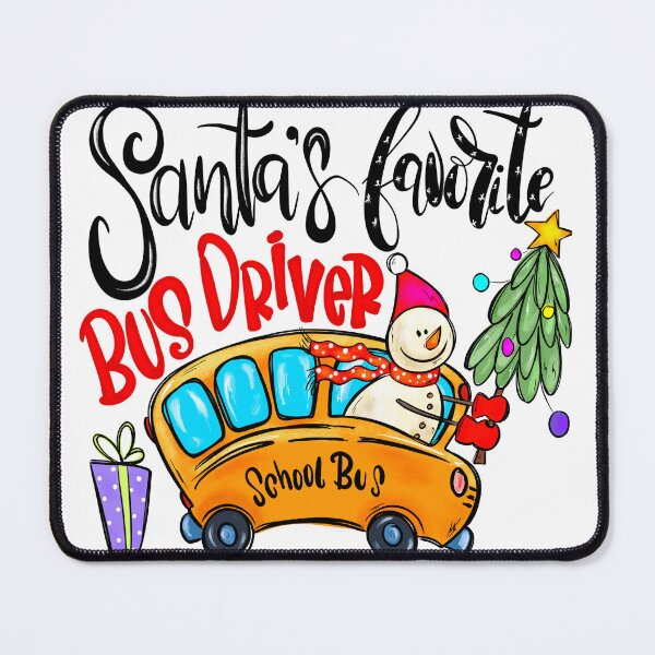 Item preview, School Bus Driver Santa’s Favorite designed and sold by OrnamentallyYou.