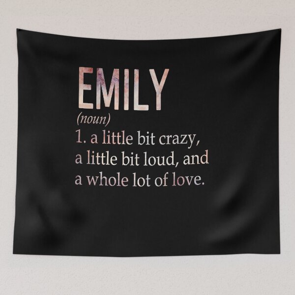 Item preview, Emily Girl Name Definition designed and sold by BrookHBung.