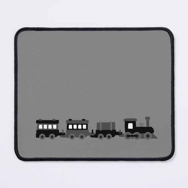 Item preview, Black and White Wooden Toy Train designed and sold by XOOXOO.