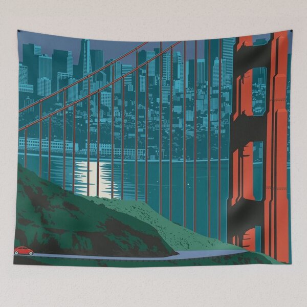 Item preview, San Francisco Travel Poster designed and sold by Amandawily.