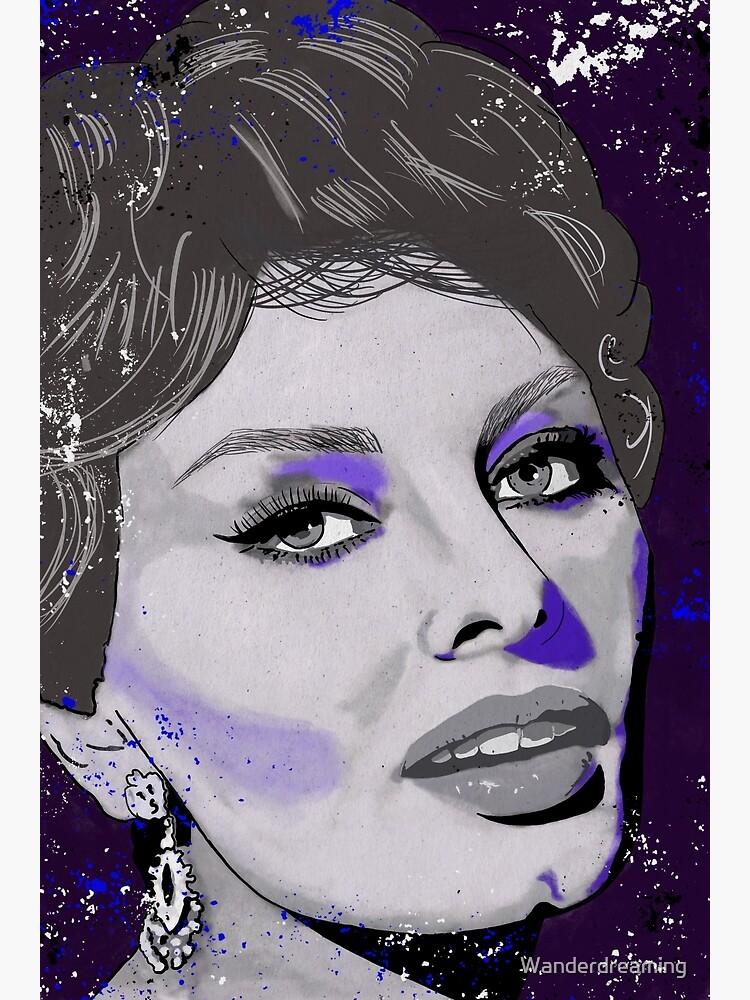 "Sophia Loren Poster" Poster for Sale by Wanderdreaming Redbubble