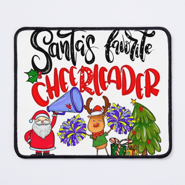 Item preview, Santa’s Favorite Cheerleader  designed and sold by OrnamentallyYou.