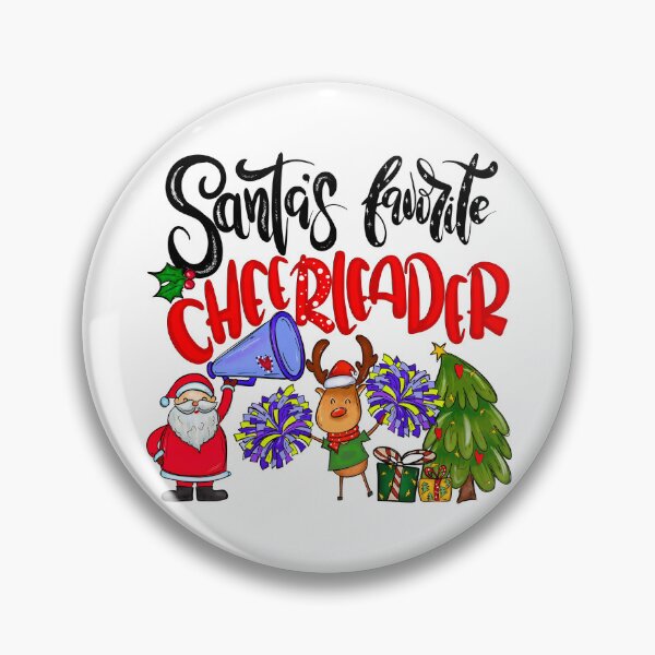 Item preview, Santa’s Favorite Cheerleader  designed and sold by OrnamentallyYou.