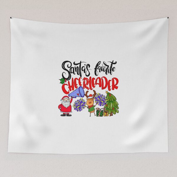 Item preview, Santa’s Favorite Cheerleader  designed and sold by OrnamentallyYou.