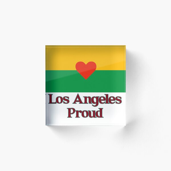 Item preview, Los Angeles Heart Flag designed and sold by GreaterGrander.