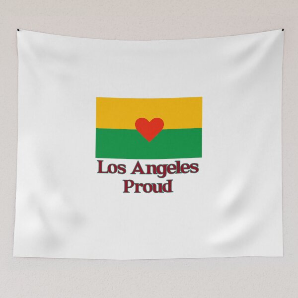 Item preview, Los Angeles Heart Flag designed and sold by GreaterGrander.