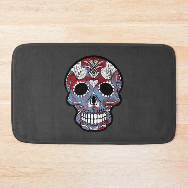 Item preview, Mexican day of the dead psycho skull  designed and sold by Elizabeth-Banks.