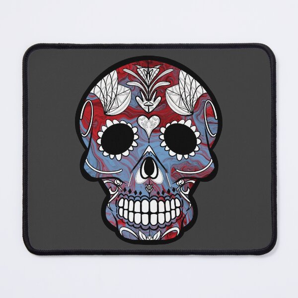 Item preview, Mexican day of the dead psycho skull  designed and sold by Elizabeth-Banks.