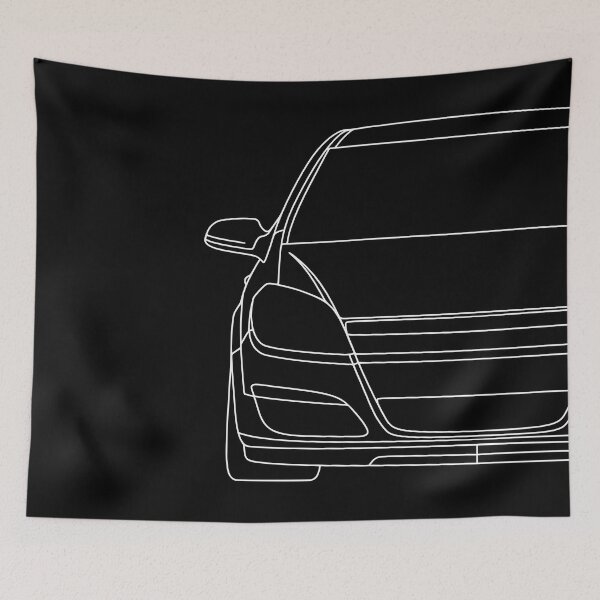 Item preview, Opel Vauxhal Holden Astra H 2004-2007 white lines designed and sold by EdimDesign.