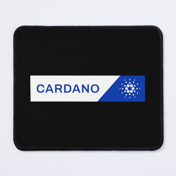 Item preview, Cardano ADA Crypto Altcoin - White Blue Abstract Rectangle Design designed and sold by CryptoMoods.