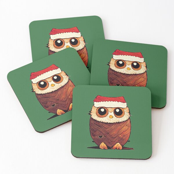 Item preview, Cute Christmas owl designed and sold by Chillapy.