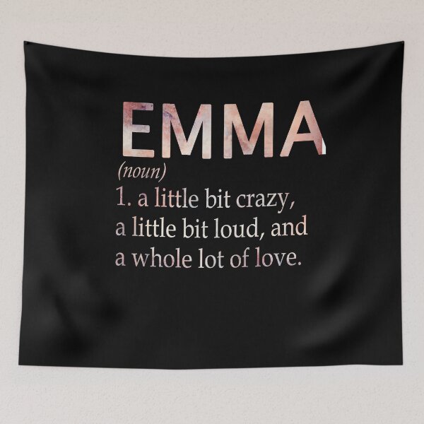 Item preview, Emma Girl Name Definition designed and sold by BrookHBung.