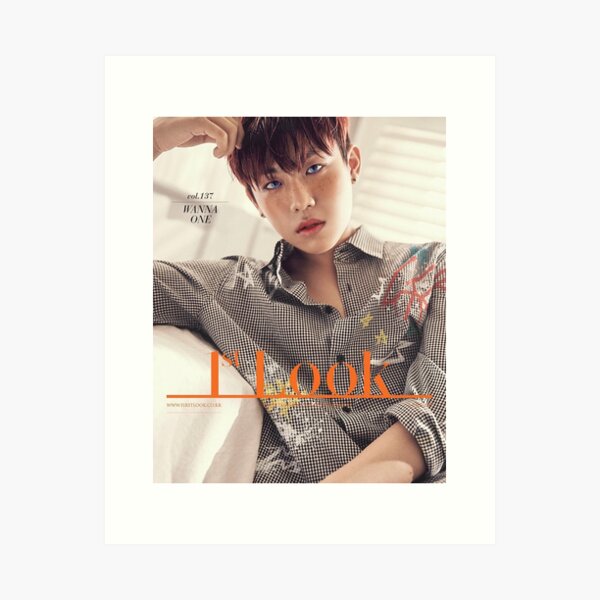 WANNA ONE PARK WOOJIN 1stlook Art Print
