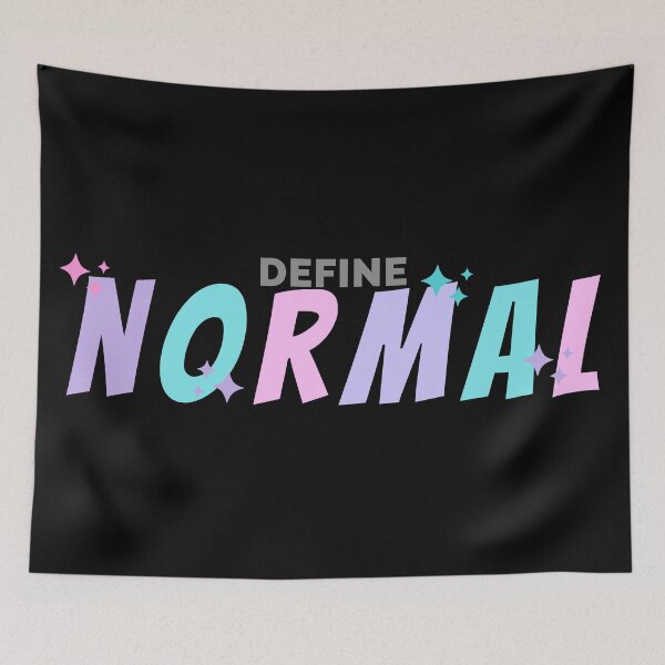 Item preview, Define Normal. Funny Cute Sparkle Pastel Colours Bubble Gum designed and sold by marie-inks.