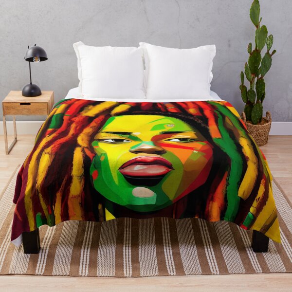 Aperçu de l'œuvre T-SHIRTS Rasta Reggae Vibrations créée et vendue par Mao-Bwolf.