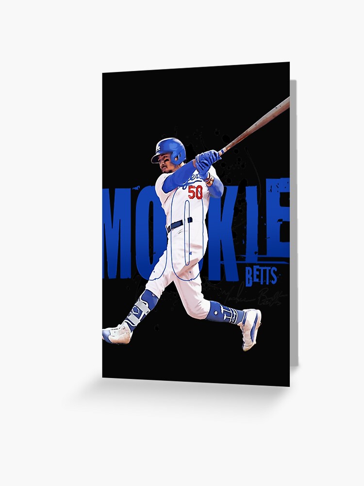Download Mookie Betts Swinging a Baseball Bat Wallpaper