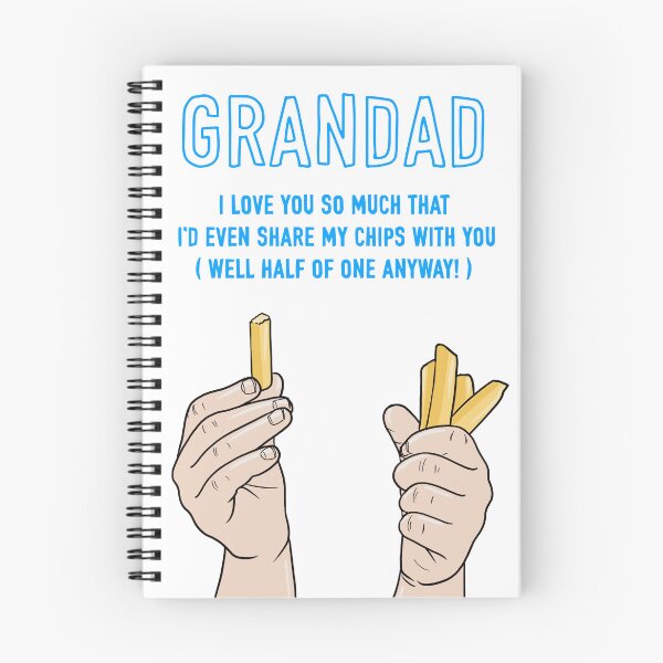 Item preview, Grandad I'd Even Share My Chips With You designed and sold by Adam Regester.