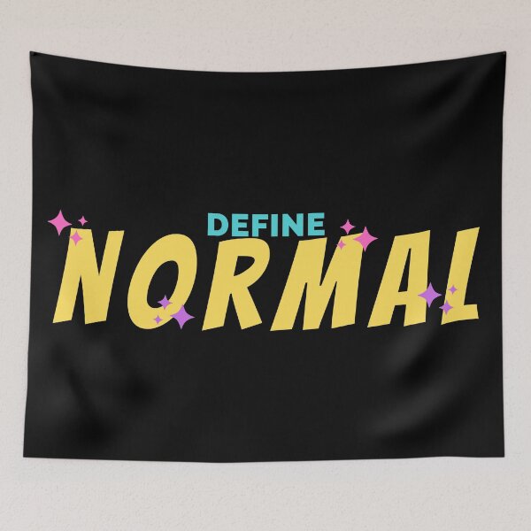 Item preview, Define Normal. Funny Cute Sparkle Pastel Colours Bubble Gum designed and sold by marie-inks.
