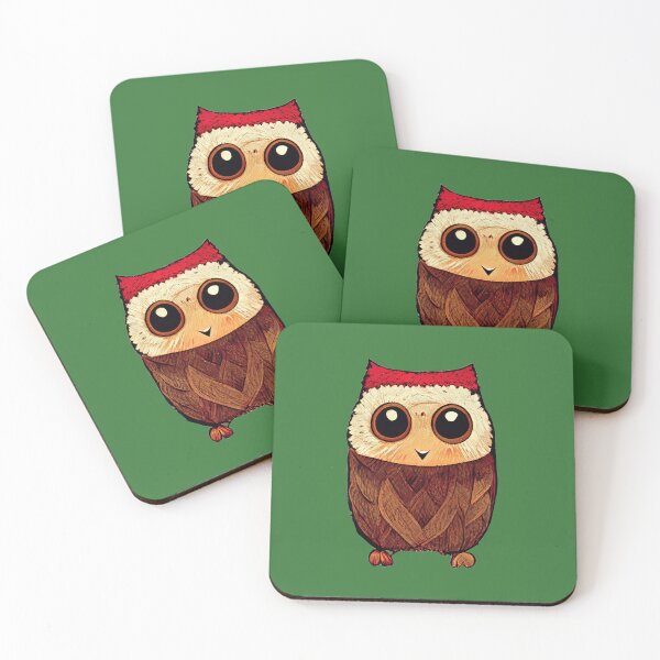 Item preview, Cute Christmas owl designed and sold by Chillapy.