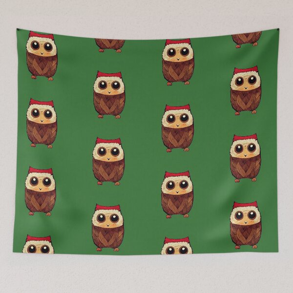 Item preview, Cute Christmas owl designed and sold by Chillapy.