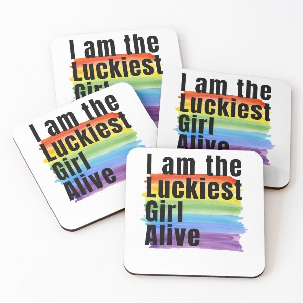 Item preview, Luckiest Girl Alive designed and sold by Emotionsy.
